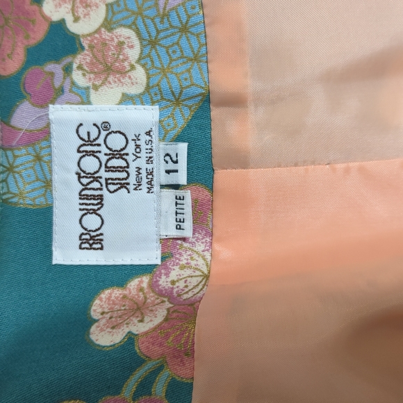 Vintage Asia Inspired Colorful Blazer - Picture 7 of 7